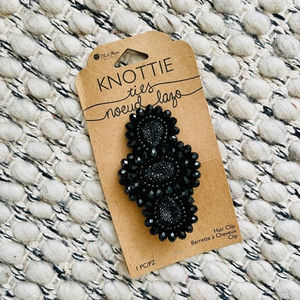 NWT Sparkly Beaded Floral Hairclip‎